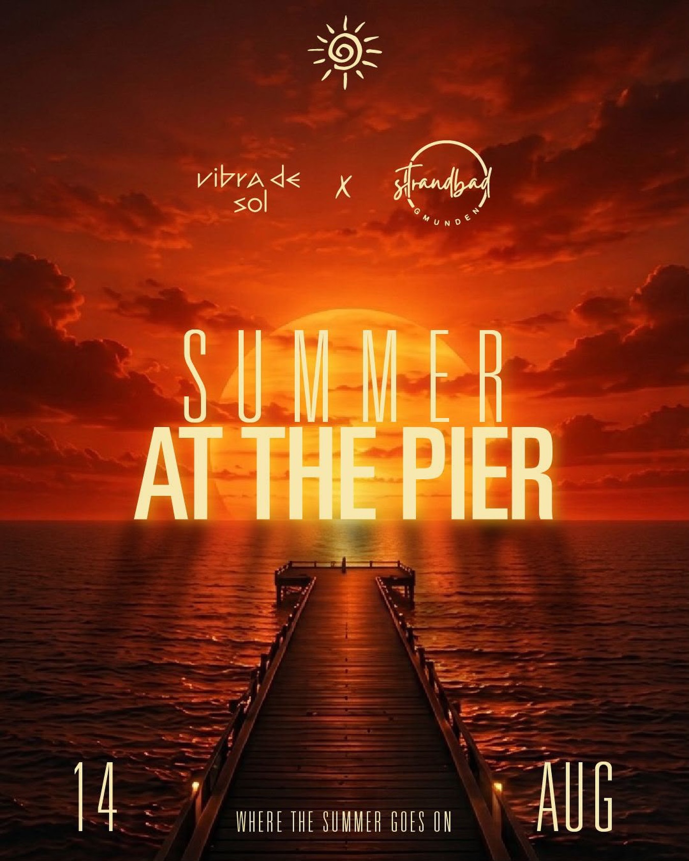 Summer at the Pier — Event Poster
